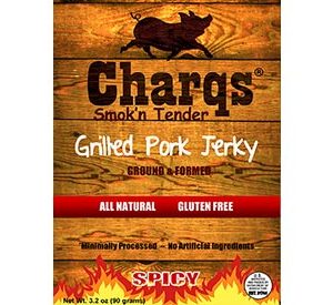 Charqs Pork Jerky - Spicy Flavor